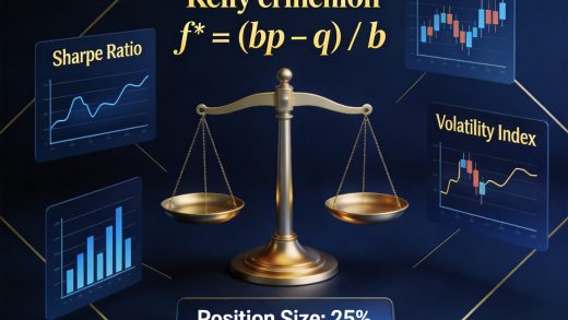 Gold position management Kelly formula