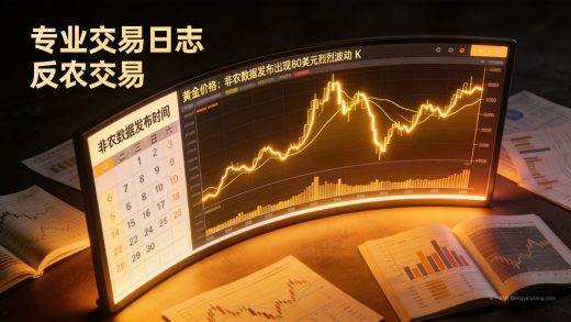 非农数据夜实盘交易实录：黄金波动80美元我是如何操作的
