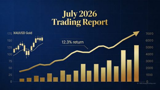 2026年7月交易月报：XAUUSD趋势策略收益12.3%